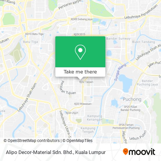 Alipo Decor-Material Sdn. Bhd. map