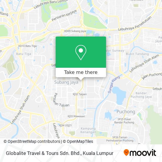 Globalite Travel & Tours Sdn. Bhd. map