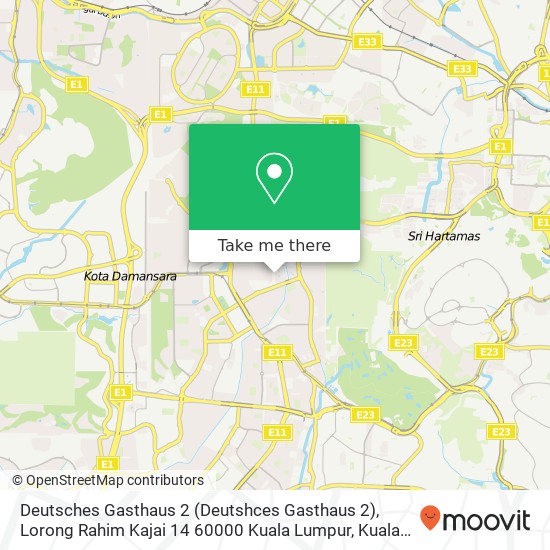 Deutsches Gasthaus 2 (Deutshces Gasthaus 2), Lorong Rahim Kajai 14 60000 Kuala Lumpur map