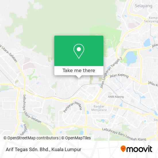 Arif Tegas Sdn. Bhd. map