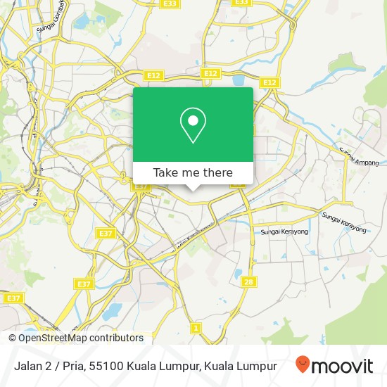 Jalan 2 / Pria, 55100 Kuala Lumpur map