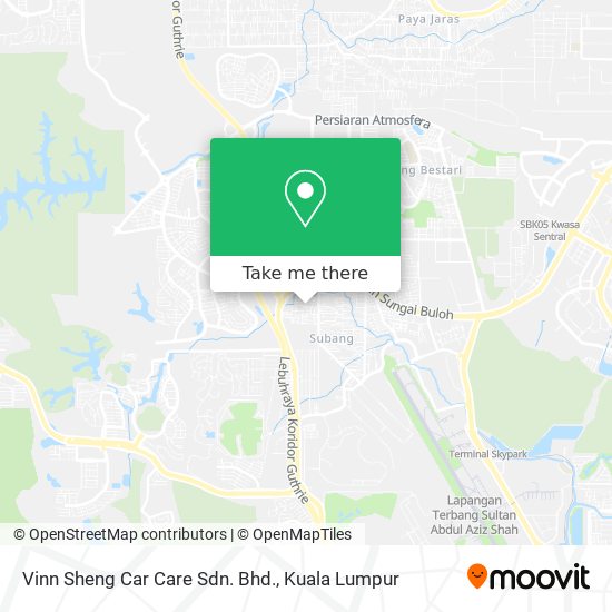 Peta Vinn Sheng Car Care Sdn. Bhd.