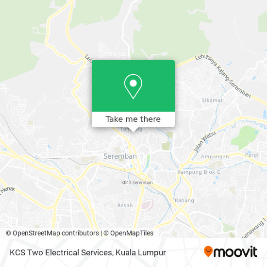 KCS Two Electrical Services map