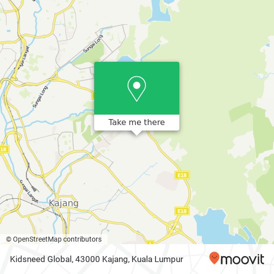 Peta Kidsneed Global, 43000 Kajang