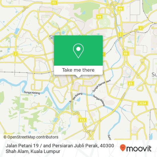 Jalan Petani 19 / and Persiaran Jubli Perak, 40300 Shah Alam map