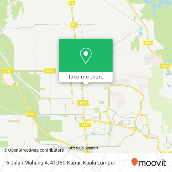 6 Jalan Mahang 4, 41050 Kapar map