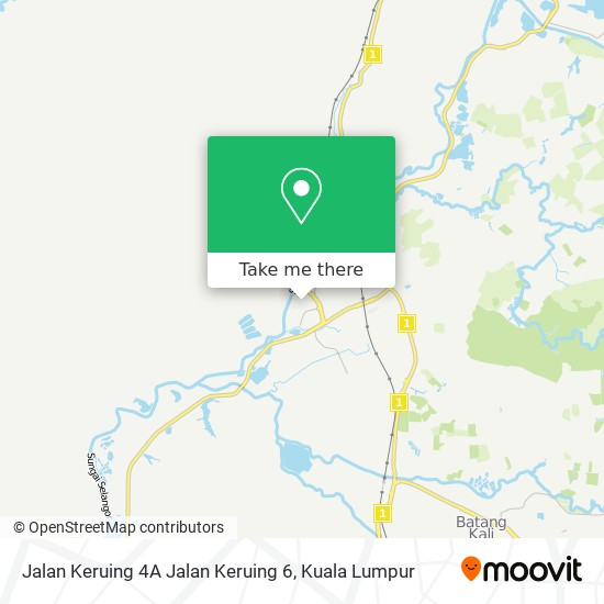 Jalan Keruing 4A Jalan Keruing 6 map