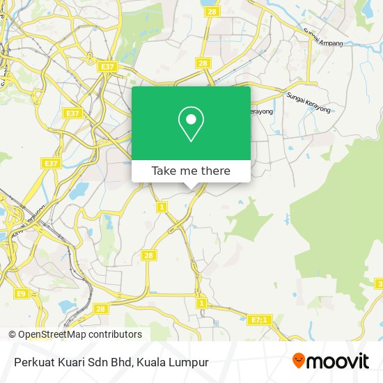 Perkuat Kuari Sdn Bhd map