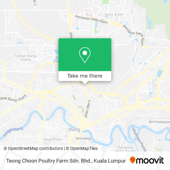 Peta Teong Choon Poultry Farm Sdn. Bhd.