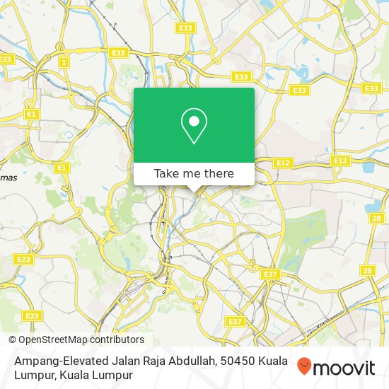 Ampang-Elevated Jalan Raja Abdullah, 50450 Kuala Lumpur map