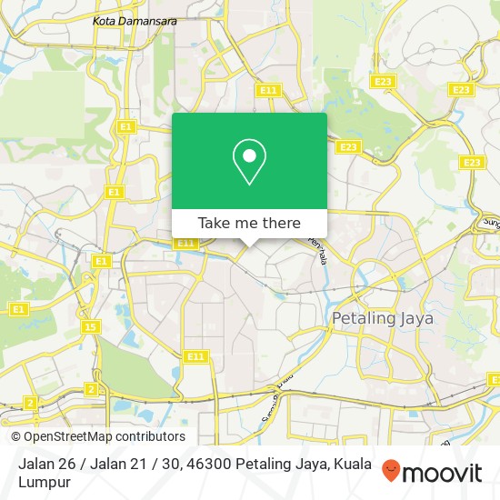 Jalan 26 / Jalan 21 / 30, 46300 Petaling Jaya map