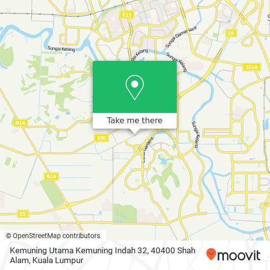 Kemuning Utama Kemuning Indah 32, 40400 Shah Alam map