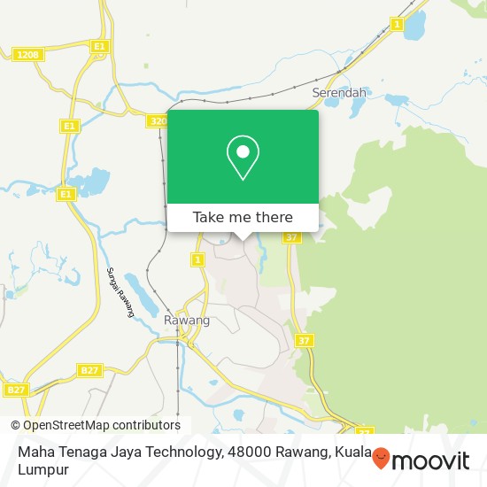 Maha Tenaga Jaya Technology, 48000 Rawang map