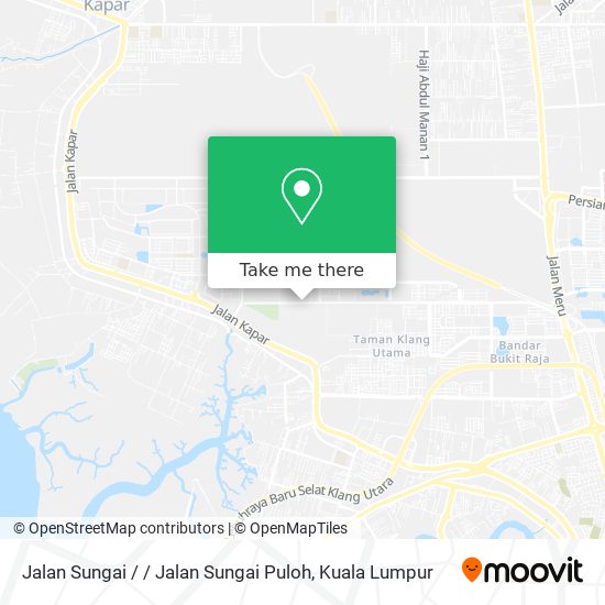 Peta Jalan Sungai / / Jalan Sungai Puloh