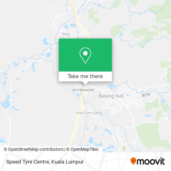 Speed Tyre Centre map