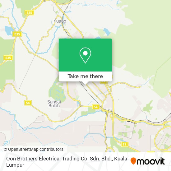 Oon Brothers Electrical Trading Co. Sdn. Bhd. map