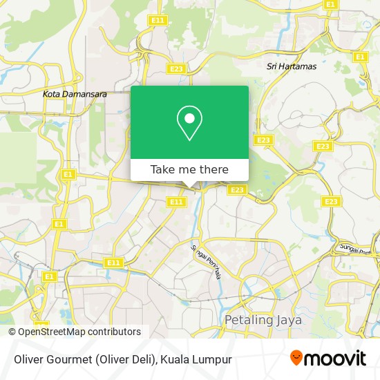 Oliver Gourmet (Oliver Deli) map