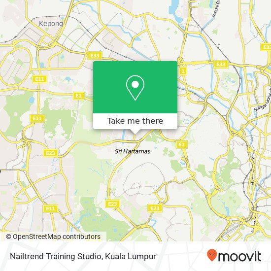 Nailtrend Training Studio map