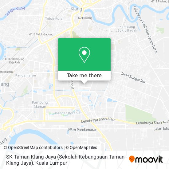 SK Taman Klang Jaya (Sekolah Kebangsaan Taman Klang Jaya) map