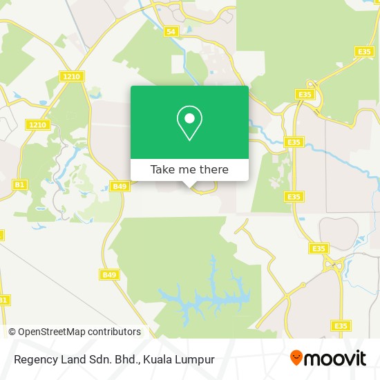 Regency Land Sdn. Bhd. map