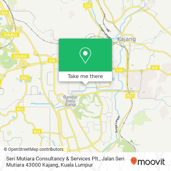 Seri Mutiara Consultancy & Services Plt., Jalan Seri Mutiara 43000 Kajang map