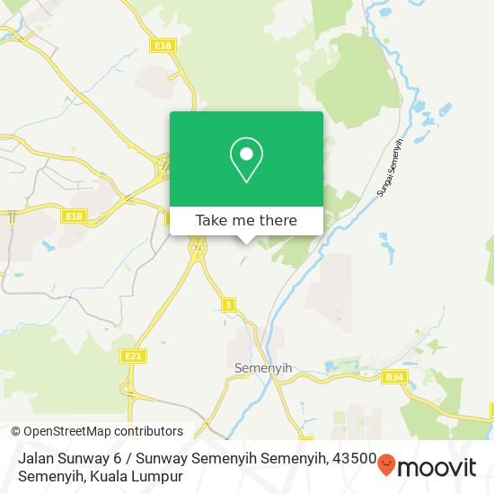 Peta Jalan Sunway 6 / Sunway Semenyih Semenyih, 43500 Semenyih