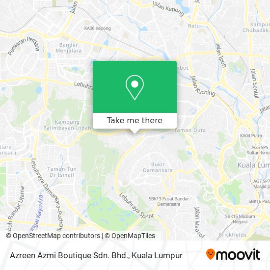 Azreen Azmi Boutique Sdn. Bhd. map