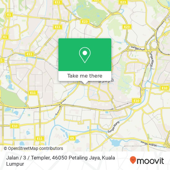 Jalan / 3 / Templer, 46050 Petaling Jaya map