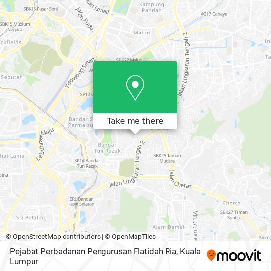 Pejabat Perbadanan Pengurusan Flatidah Ria map