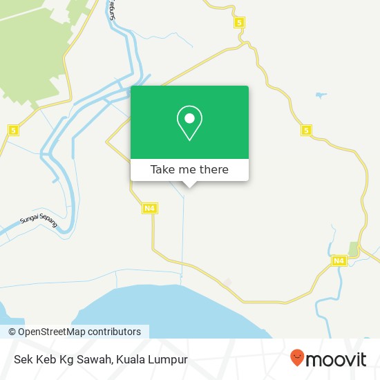Peta Sek Keb Kg Sawah