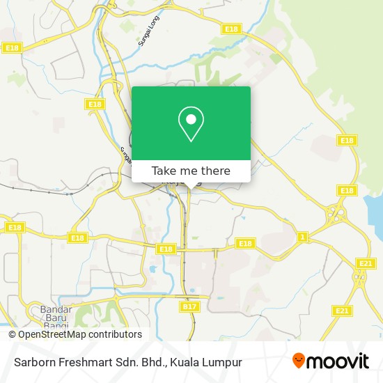 Sarborn Freshmart Sdn. Bhd. map