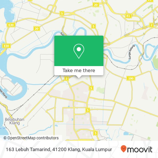 163 Lebuh Tamarind, 41200 Klang map