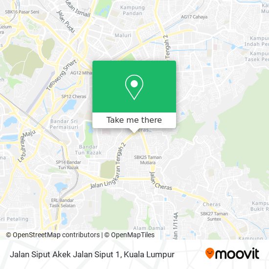 Peta Jalan Siput Akek Jalan Siput 1