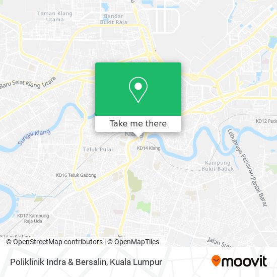 Peta Poliklinik Indra & Bersalin