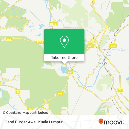 Gerai Burger Awal map