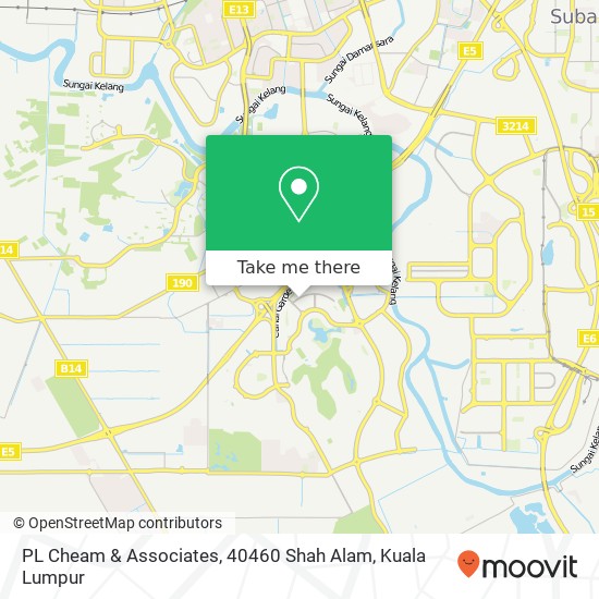 PL Cheam & Associates, 40460 Shah Alam map