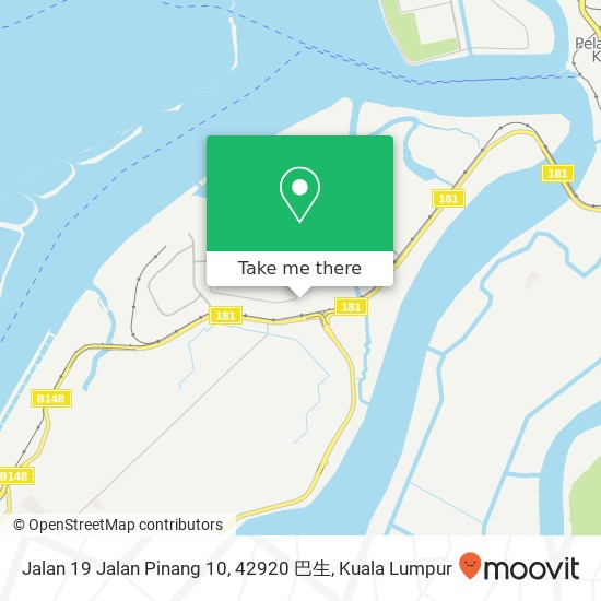 Peta Jalan 19 Jalan Pinang 10, 42920 巴生