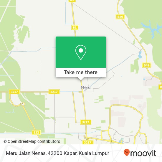 Meru Jalan Nenas, 42200 Kapar map