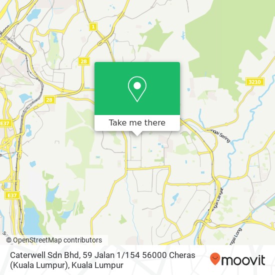 Caterwell Sdn Bhd, 59 Jalan 1 / 154 56000 Cheras (Kuala Lumpur) map