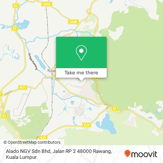 Alado NGV Sdn Bhd, Jalan RP 2 48000 Rawang map