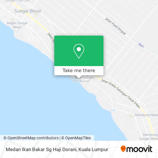 Medan Ikan Bakar Sg Haji Dorani map