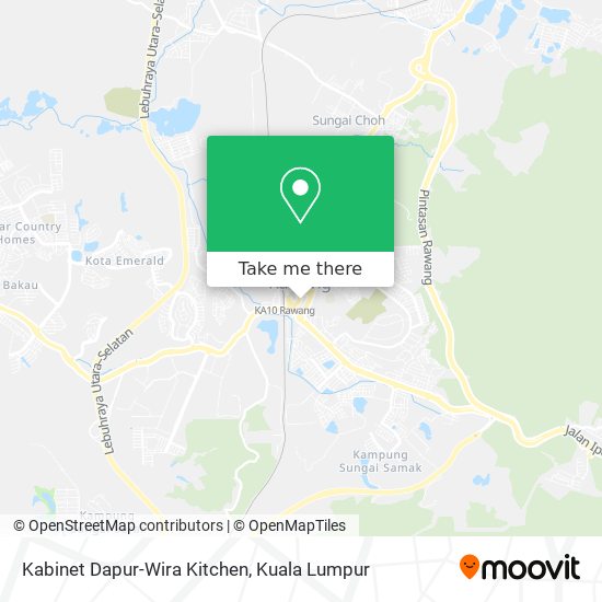 Kabinet Dapur-Wira Kitchen map