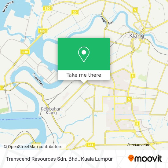 Transcend Resources Sdn. Bhd. map