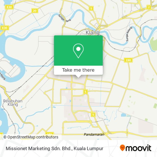 Missionet Marketing Sdn. Bhd. map