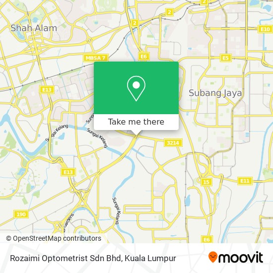 Rozaimi Optometrist Sdn Bhd map