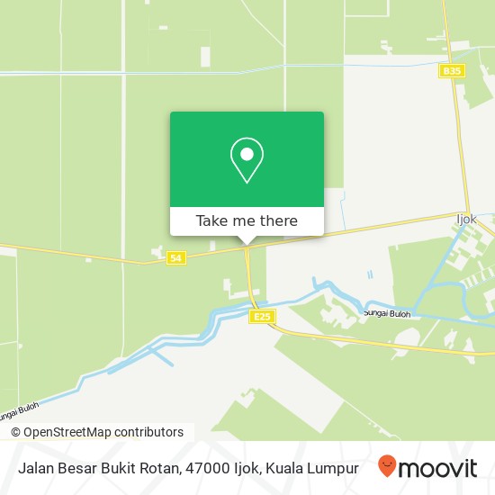 Peta Jalan Besar Bukit Rotan, 47000 Ijok