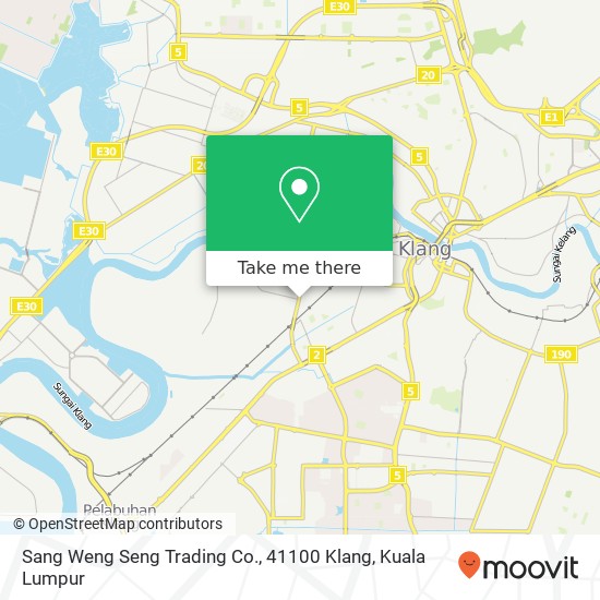 Peta Sang Weng Seng Trading Co., 41100 Klang
