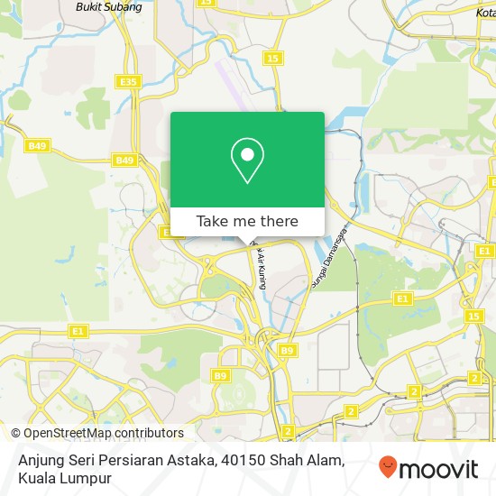 Anjung Seri Persiaran Astaka, 40150 Shah Alam map