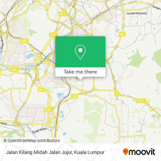 Jalan Kilang Midah Jalan Jujur map