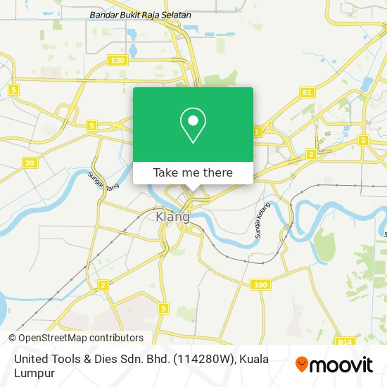 United Tools & Dies Sdn. Bhd. (114280W) map